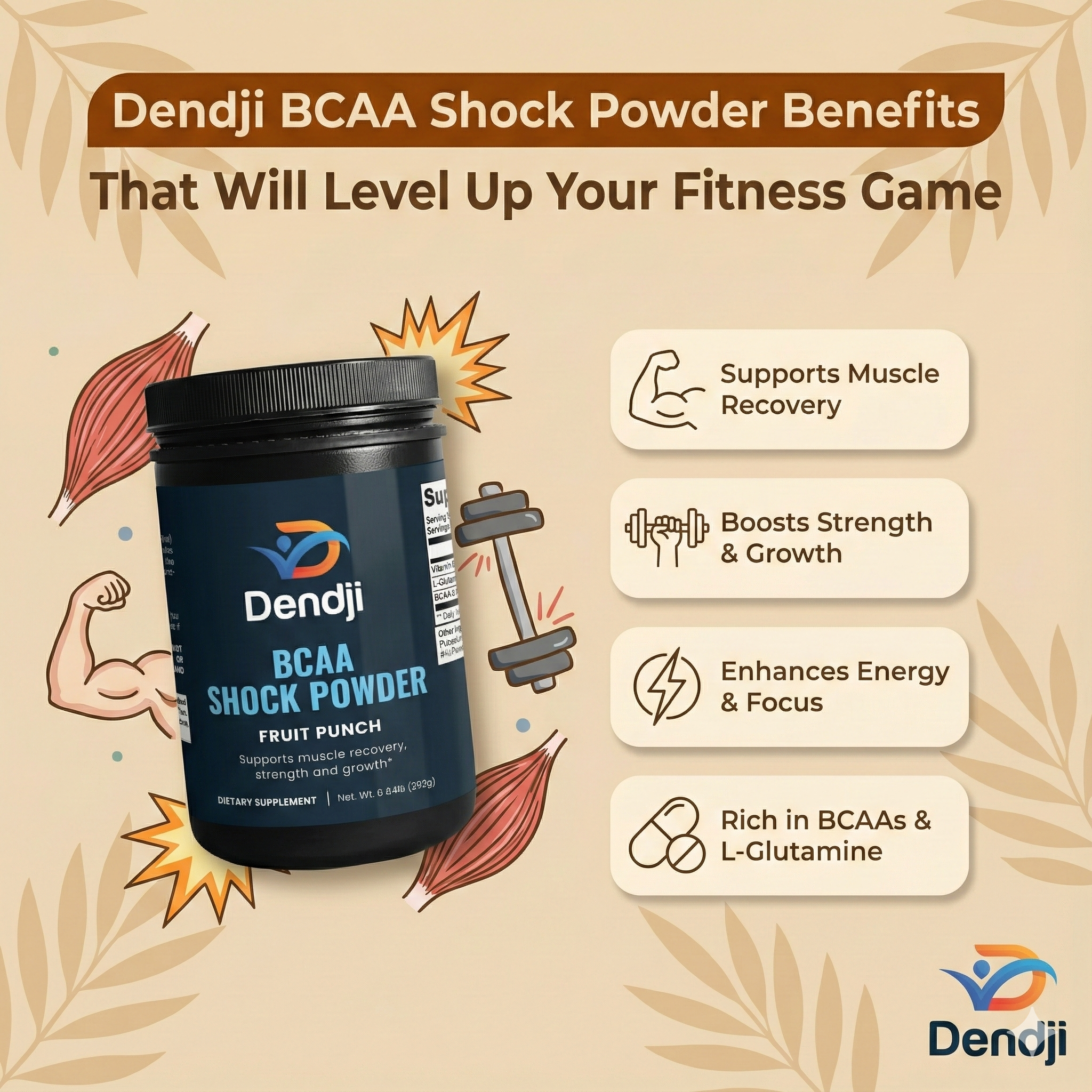 BCAA Shock Powder (Fruit Punch)